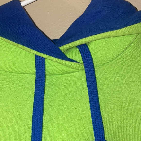 Lime Green North Face Sweatshirt! Great condition! - Picture 3 of 7